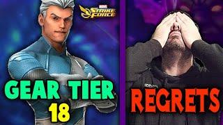 DONT DO IT!! BIGGEST DD6/TIER 18 MISTAKES I DID | MARVEL STRIKE FORCE