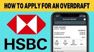 How To Apply For Overdraft On HSBC App