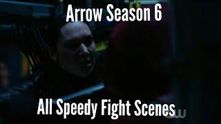 Arrow Season 6 | All Speedy Fight Scenes