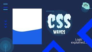 CSS water wave animation. Only CSS.