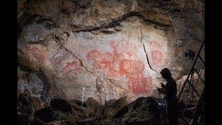 Paleolithic painting of Shulgan-Tash cave (Kapova)