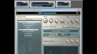 GPU Convolution Reverb VST using NVIDIA / ATI GPU - no CPU usage