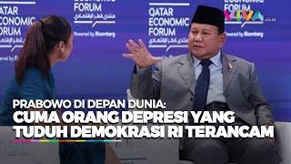 Jawaban Menohok Prabowo Disebut Bakal Turunkan Kualitas Demokrasi Indonesia