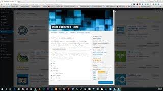 Wordpress user submit posts plugin