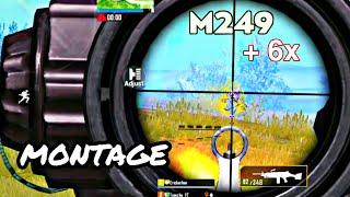 PUBG MONTAGE Sniping and M249 + 6x on spray 