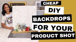 How to Make Cheap Backdrops for the Best Product Shots? DIY Replica Boards at home!