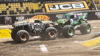 Monster Jam - Dresden (Germany) 2024 Saturday - Intro, Racing, Skills & FMX #monsterjam