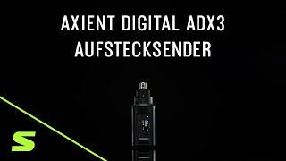 Shure Axient® Digital ADX3 Aufstecksender mit ShowLink®