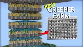 BEST Minecraft 1.19 CREEPER FARM TUTORIAL in Minecraft Bedrock (MCPE/Xbox/PS4/Switch/Windows10)