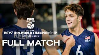 USA vs. KOR - Full Match | Boys' U19 World Championship | Final Bronze