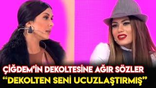 Çiğdem çelik'in Dekoltesine Ağız Sözler! Dekolten Seni Ucuzlaştırmış!