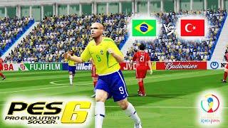 Brasil x Turquia - Copa do Mundo de 2002 - PES 6