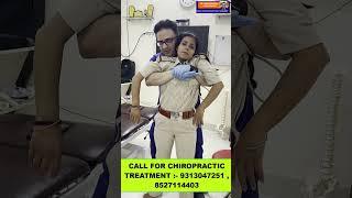 CHIROPRACTIC TREATMENT IN INDIA | CHEST PAIN | SATRNUM PAIN | DR. VARUN DUGGAL CHIROPRACTIC #short