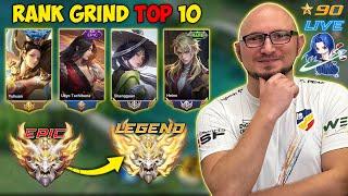 Epic 90 Grind Top 10 | Honor of Kings Live Stream