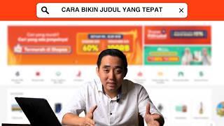 CARA RISET KATA KUNCI SHOPEE DAN CARA OPTIMASI JUDUL SHOPEE!