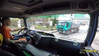 Mercedes Benz Actros 3343 transport clay - truck cab view