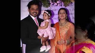 Cricketer Sreesanth with his family  | Indian Crickter Sreesanth with princess Bhuvaneswari