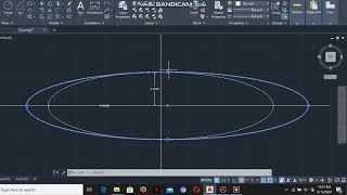 Creating an ellipse in AutoCAD 2021 (Tutorial)