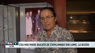 CEA MAI MARE BUCATĂ DE CHIHLIMBAR DIN LUME, LA BUZĂU