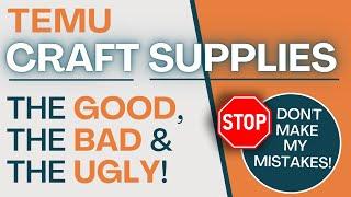 You NEED to watch this before PURCHASING CHEAP craft supplies! Buying Card Making items 2023