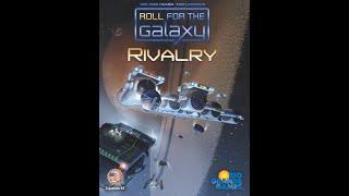 Roll for the Galaxy: Rivalry Expansion Board Game Unboxing - 4k - Roll for the Galaxy Board game