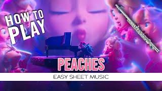 Flute "Peaches" by Bowser EASY Sheet Music