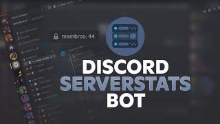Como Criar Contador de Membros no Discord ️ ServerStats Bot