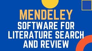 #Mendeley - Software for #Literature Review