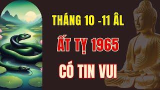 Tử vi tuổi Ất Tỵ 1965, tháng 10 và 11 âm lịch, giai đoạn đặc biệt để nhìn lại thành quả, có tin vui