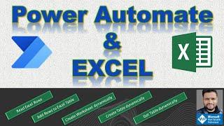 Power Automate for Excel - Create worksheet & Table | Add data to Excel | Read data from Excel