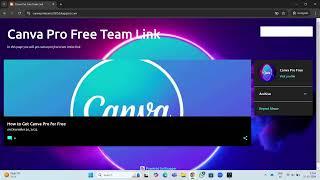 How to get CANVA PRO for free, 2025 || Canva pro free team link