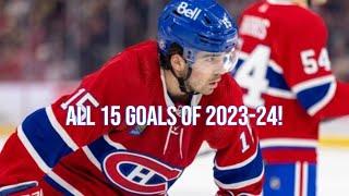 All 15 Alex Newhook Goals of 2023-24!