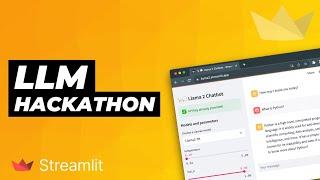 Streamlit LLM Hackathon