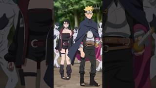 BORUTO and SARADA vs CODE - Boruto 2 season chapter 81 #boruto #sarada #naruto #anime #code #shorts