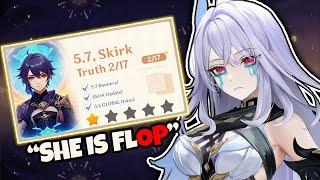 The SHOCKING 5.7 Truth About FL OP Skirk Nobody Tells You -  Genshin Impact