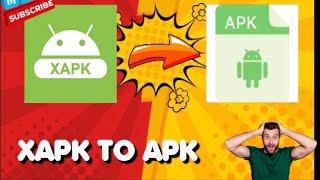 How To Convert XAPK to APK!