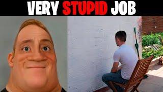 Very Stupid Jobs Mr Incredible Becoming Idiot