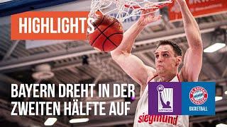 Highlights: BG Göttingen - FC Bayern Basketball (Saison 2024/25) | easyCredit Basketball-Bundesliga