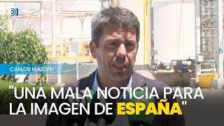 Mazón dice que la citación a Sánchez es "una mala noticia para la imagen de España"