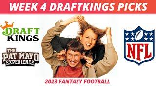 2023 NFL Week 4 DraftKings Picks, Lineup Strategy, Ownership | 2023 DFS NFL Picks