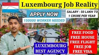 Luxembourg  Jobs Ground Reality || Earn 2-3 lakh per month || @Travelingeuro