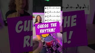 Guess the Rhythm  Write your answer in the comments #drumlessons #drums #rhythm #crashboompowdrums