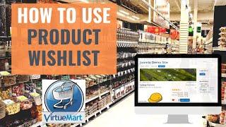 How to Use Virtuemart Product Wishlist Extension