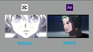 After effects vs Capcut | Anime edits