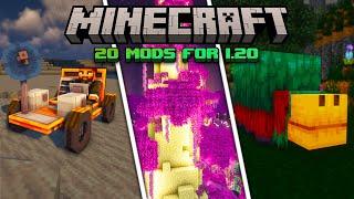20 AMAZING New Minecraft Mods for 1.20 | Forge & Fabric