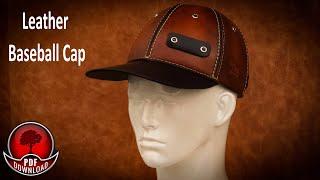 How to Make Leather Baseball Cap - Pattern