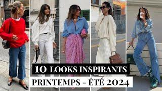 10 looks tendances Printemps - Été 2024 // mode femme