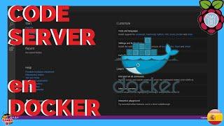 CODE SERVER instalado en Docker OMV