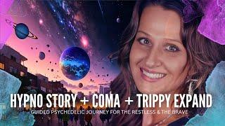 1 Hour Trance Sleep  Hypnotic Story + Deep Ocean Bliss Relaxation + Psychedelic Audio-Visuals