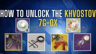 How To Unlock the LEGENDARY and EXOTIC KHVOSTOV Auto Rifle | Destiny 2 The Final Shape